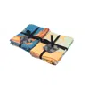 Suki Wang London 'fish Print And Auspicious Cloud‘ Cotton Tea Towel Set