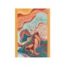 Suki Wang London 'fish Print And Auspicious Cloud Print' & 'fan Print And Girl Print' Tea Towel Duo Set In Multi