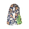 Suki Wang London Women's Aquatic Peacock Wool Wraparound