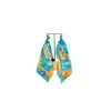 Suki Wang London Women's Set Of Two Blossom Into Power Statement Earring - Teal In Blue