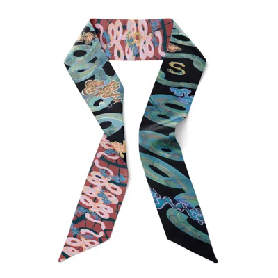 Suki Wang London Women's Siren Soirée Silk Scarf