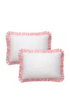 Sukun Marshmallow Pillowcase Pair In Pink