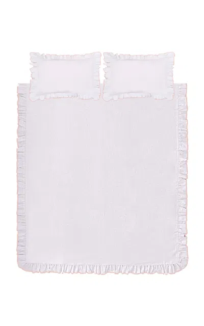 Sukun Provence Pink Bundle Set In White