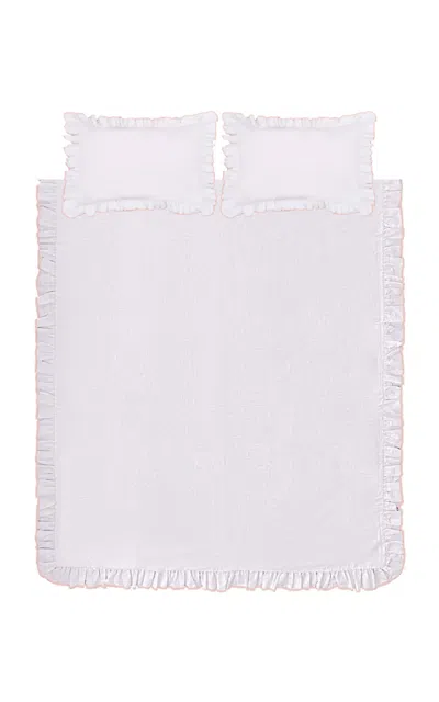 Sukun Provence Pink Bundle Set In White