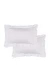 Sukun Vienna Pillowcase Pair In White