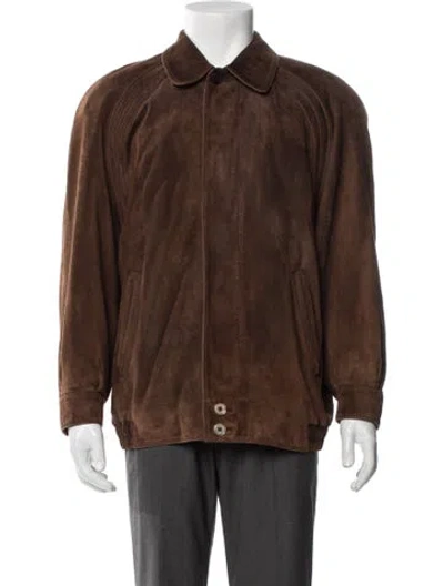 Pre-owned Sulka Jacket In Brown