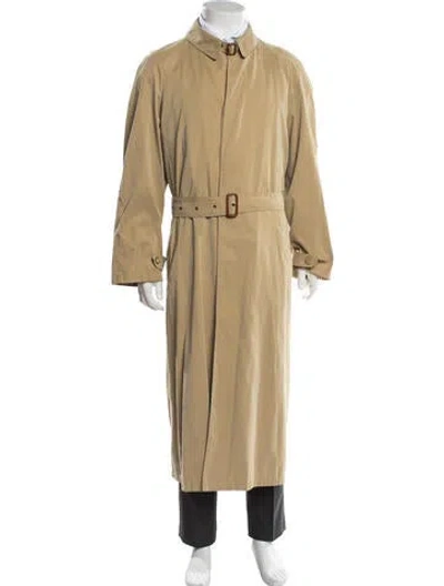 Pre-owned Sulka Trench Coat In Neutrals