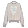 Sultry Virgin Broken Pattern Sweatshirt In Neutral