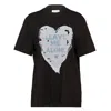 Sultry Virgin Broken Pattern T-shirt In Black