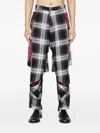 Sulvam Wide Slash Pants In Black