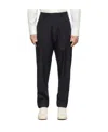 Sulvam Black Side Piping Trousers In Black