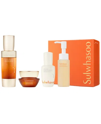 Sulwhasoo 4-pc. Concentrated Ginseng Rejuvenating Serum Set In Transparent