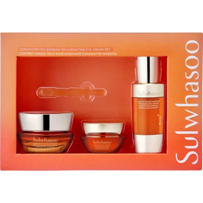 Sulwhasoo Concentrated Ginseng Rejuvenating Eye Cream Set (limited Edition) $182 Value In No Color