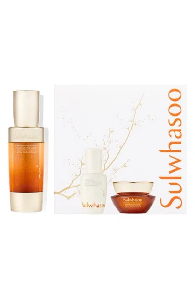Sulwhasoo Concentrated Ginseng Rejuvenating Serum Set $218 Value In Transparent