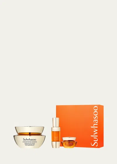 Sulwhasoo Concentrated Ginseng Renewing Eye Cream Set In Multi