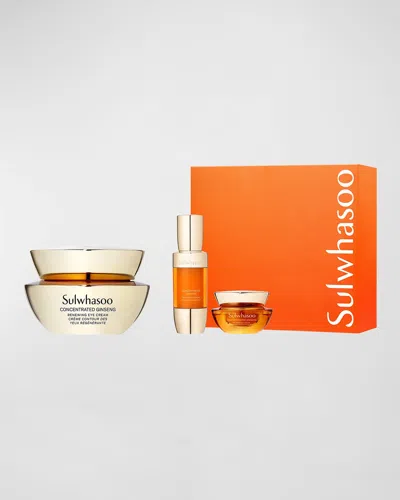 Sulwhasoo Concentrated Ginseng Renewing Eye Cream Set In White