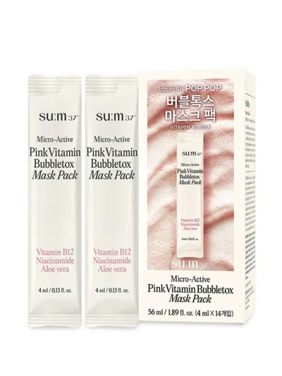 Su:m37º Micro-active Pink Vitamin Bubbletox Mask (pack Of Two Boxes) In Neutral