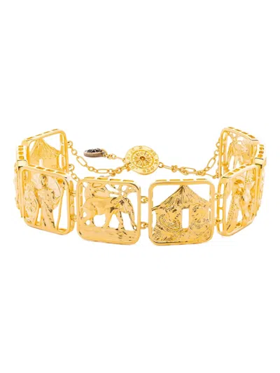 Suma Cruz Victoria Choker Necklace In Gold