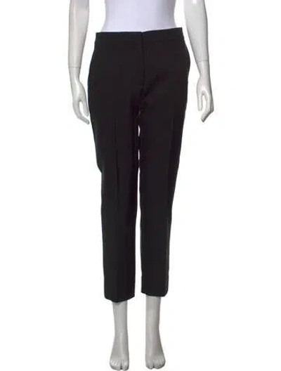 Pre-owned Summa Straight Leg Pants In Black