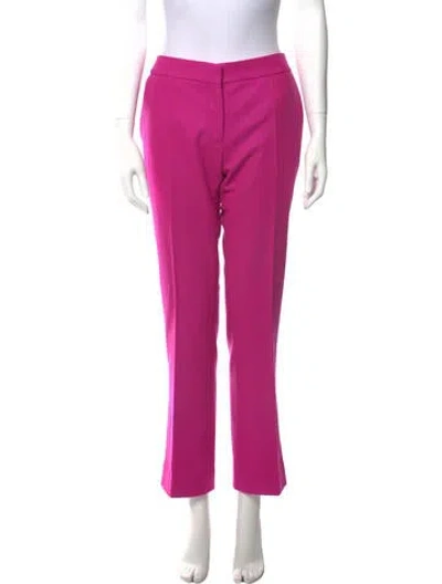 Pre-owned Summa Straight Leg Pants In Pink