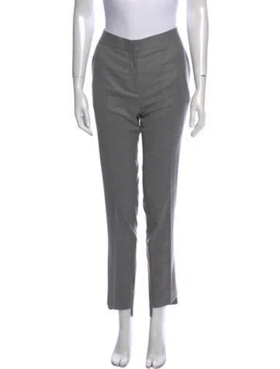 Pre-owned Summa Virgin Wool Straight Leg Pants W/ Tags In Gray