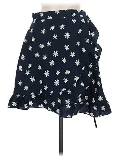 Pre-owned Summer & Rose Casual Skirt In Blue