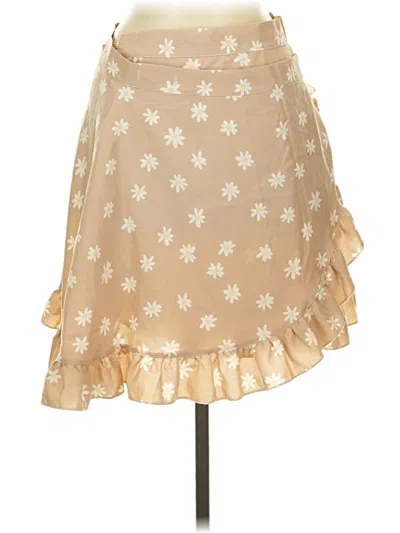 Pre-owned Summer & Rose Casual Skirt In Tan