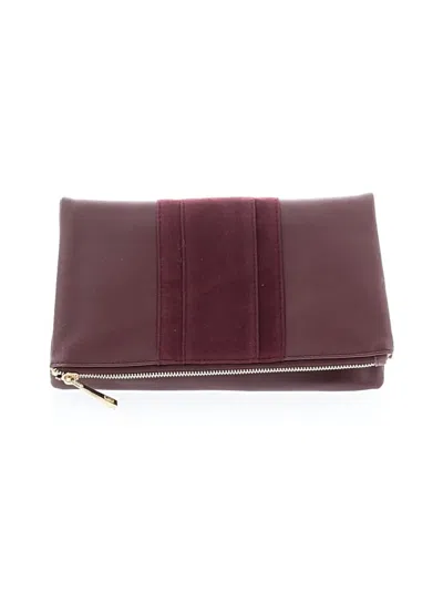 Pre-owned Summer & Rose Clutch In Burgundy