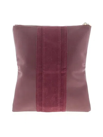 Pre-owned Summer & Rose Clutch In Burgundy