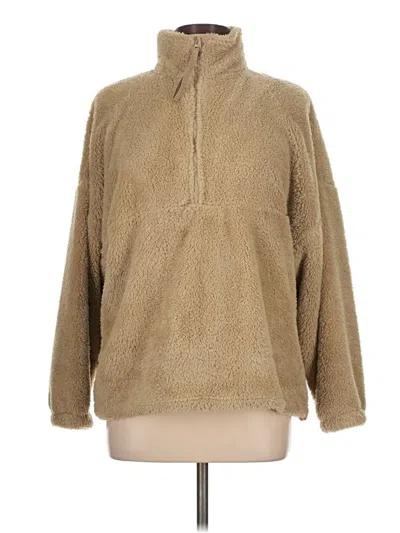 Pre-owned Summer & Rose Fleece Jacket In Tan
