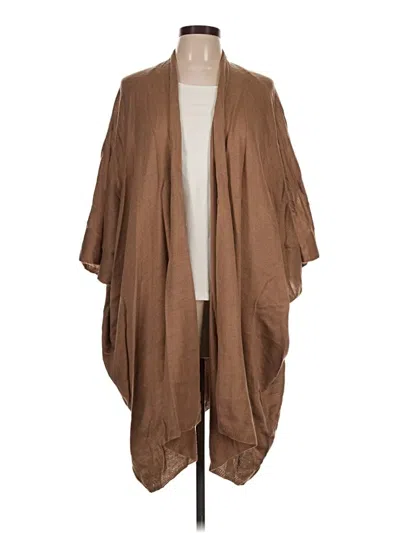 Pre-owned Summer & Rose Kimono In Brown