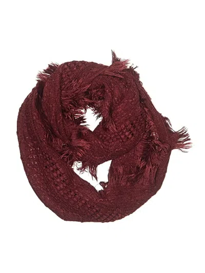 Pre-owned Summer & Rose Scarf In Burgundy