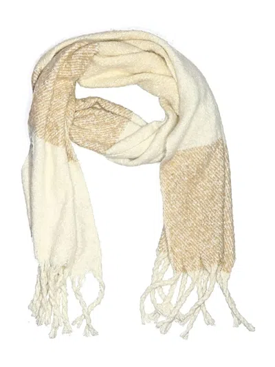 Pre-owned Summer & Rose Scarf In Ivory