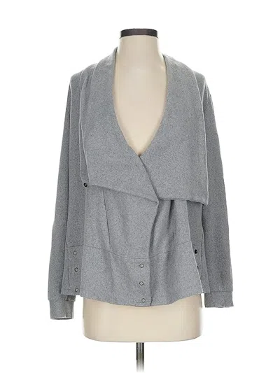 Pre-owned Summer And Sage Cardigan Sweater In Gray