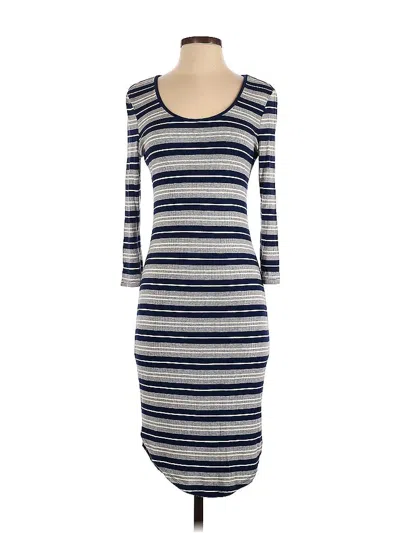 Pre-owned Summer And Sage Casual Dress In Blue
