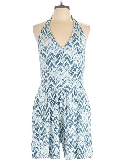 Pre-owned Summer And Sage Romper In Blue