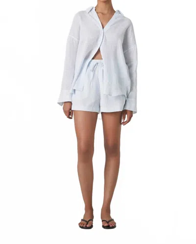 Summer Away Deia Shorts In Ice Blue In Gray