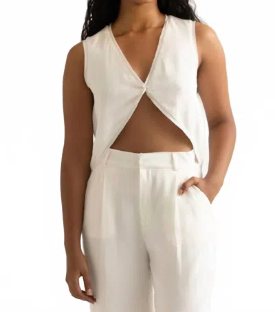 Summer Away Pico Top In White