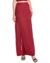 Summer Away Rewa Linen Skirt In Red