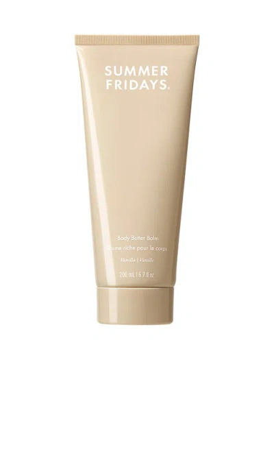 Summer Fridays Body Butter Balm Vanilla 바디 모이스쳐라이저 In 바닐라