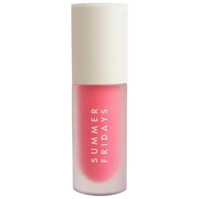 SUMMER FRIDAYS DREAM LIP OIL FOR MOISTURIZING SHEER COVERAGE PINK CLOUD 0.15 OZ