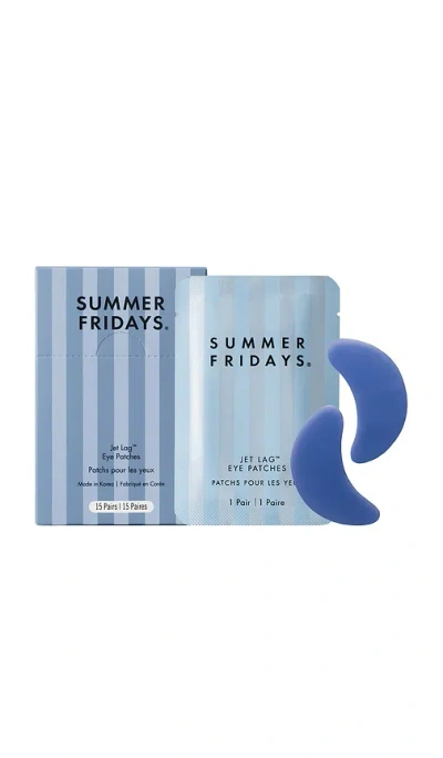 Summer Fridays Jet Lag Eye Patches 15-pack In Blue