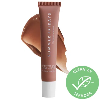 Summer Fridays Lip Butter Balm For Hydration & Shine Vanilla Beige .5 oz/ 15 G