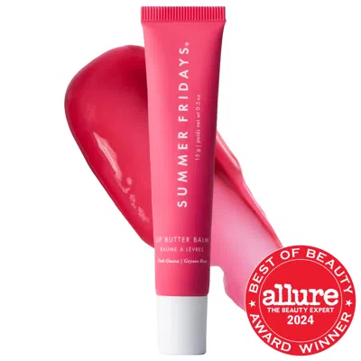 Summer Fridays Lip Butter Balm Treatment For Hydration + Nourishing Shine Pink Guava 0.5 Oz/15 G