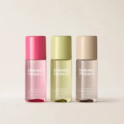 Summer Fridays Mini Body Mist Trio