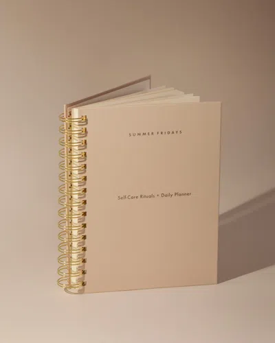 Summer Fridays Self-care Rituals + Daily Planner In White