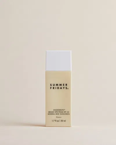 Summer Fridays Shadedrops Broad Spectrum Spf 30 Mineral Milk Sunscreen (canada) In White