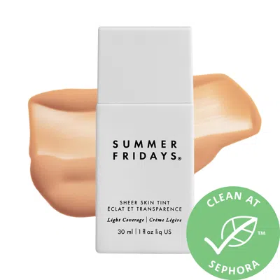 Summer Fridays Sheer Skin Tint With Hyaluronic Acid + Squalane Shade 2.5 1 oz / 30 ml In White
