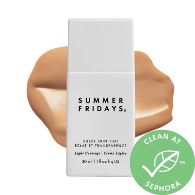 Summer Fridays Sheer Skin Tint With Hyaluronic Acid + Squalane Shade 4.5 1 oz / 30 ml In White