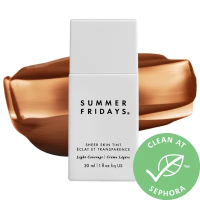 Summer Fridays Sheer Skin Tint With Hyaluronic Acid + Squalane Shade 8 1 oz / 30 ml